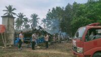 Kandang Peternakan Ayam Di Sukoharjo Terbakar, Kerugian Mencapai Ratusan Juta Rupiah