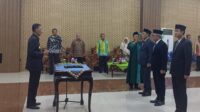 PJ Bupati Pringsewu Adi Erlansyah Melantik Tiga Pejabat Eselon II