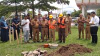 Kajari Pringsewu Letakan Batu Pertama Pembangunan Mushola Al-Adli